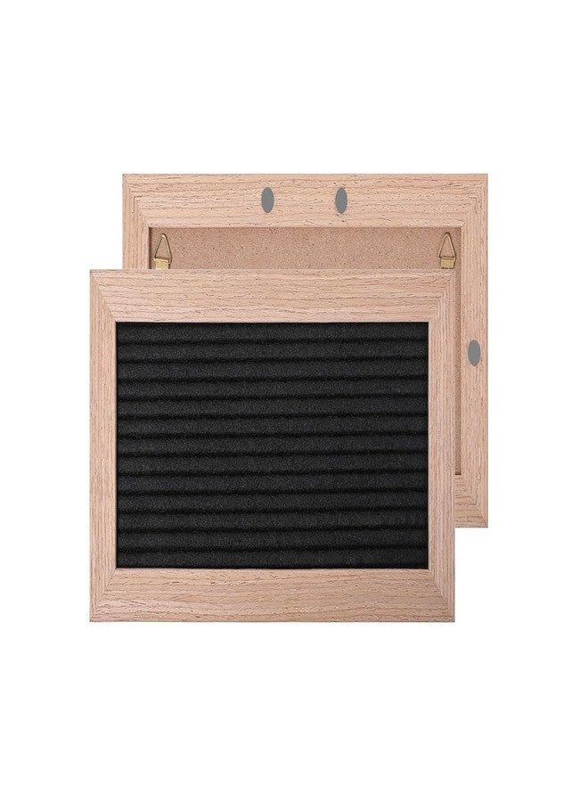 G GAMIT Small Magnetic Felt Letter Board 11x5Inch with Changeable Letters and Numbers, Message board Letter Sign Board in Wood Frame for Anoucement&Notification(Black) - Image 2