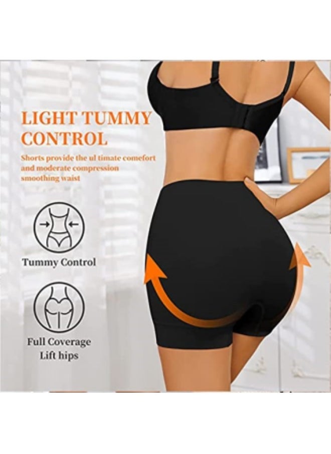 Generic - Seamless Shapewear for Women Shorts Tummy Control Body Shaper Shorts Under Dress Slip Shorts,Black - Image 1