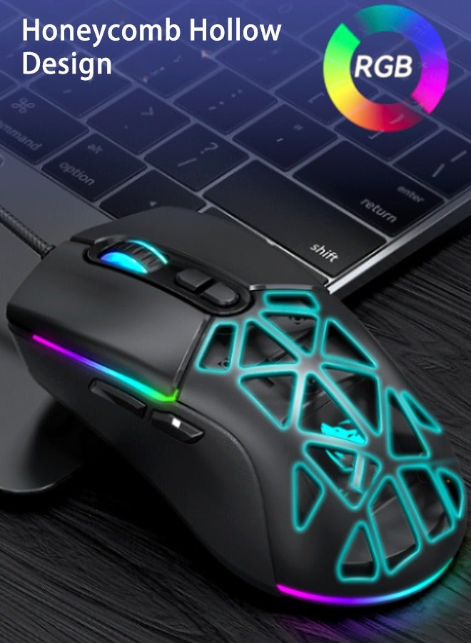 High Performance Wired Gaming Mouse, Sensor, 25,600 DPI, RGB, Adjustable Weights, Programmable Buttons, On-Board Memory, PC And Mac - Image 2