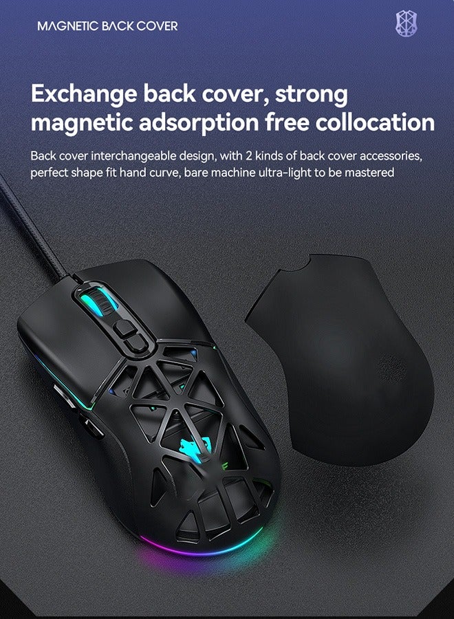 High Performance Wired Gaming Mouse, Sensor, 25,600 DPI, RGB, Adjustable Weights, Programmable Buttons, On-Board Memory, PC And Mac - Image 4