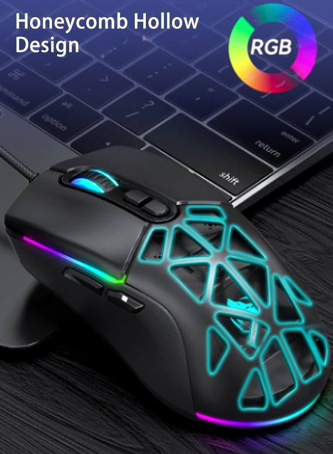 High Performance Wired Gaming Mouse, Sensor, RGB, Adjustable Weights, Programmable Buttons, On-Board Memory, PC And Mac - Image 2
