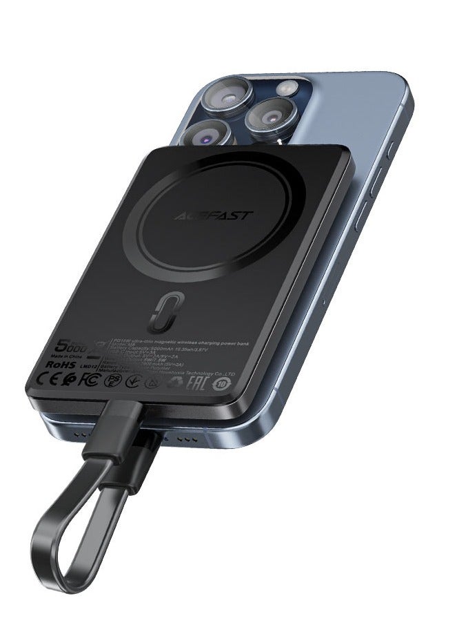 ACEFAST M8 PD18W power bank 5000mAh with wireless charging. - Image 3