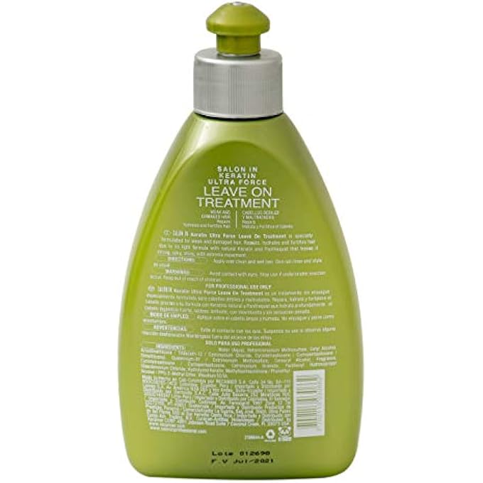 RECAMIER LEAVE IN KERATIN TREATMENT CONDITIONER DETANGLER + 2 HYDRA REPAIR SOS| MOISTURIZER HAIR COMBING STYLE CREAM LOTION | TRATAMIENTO DE KERATINA CABELLO MALTRATADO Y DÃ©BIL 10.1 OZ - Image 3