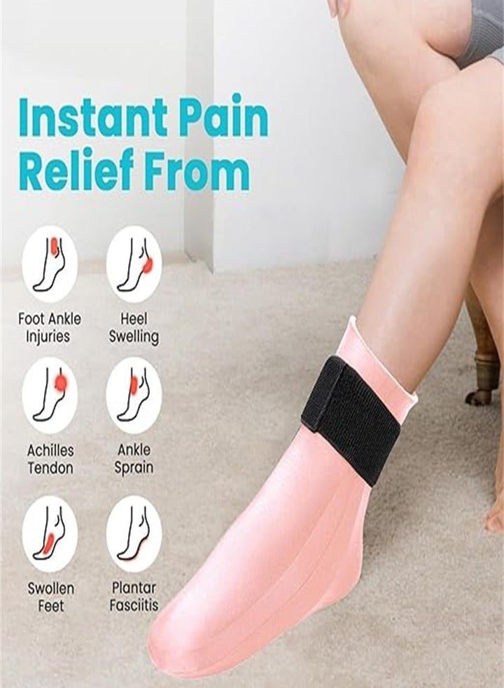 Generic Cold Therapy Socks, Foot Ice Pack Neuropathy Socks for Foot Pain Relief, Ice Socks for Plantar Fasciitis, Arthritis, Chemotherapy Care, Cooling Socks for Men and Women (One Size, Universal for Left and Right Foot) - Image 3