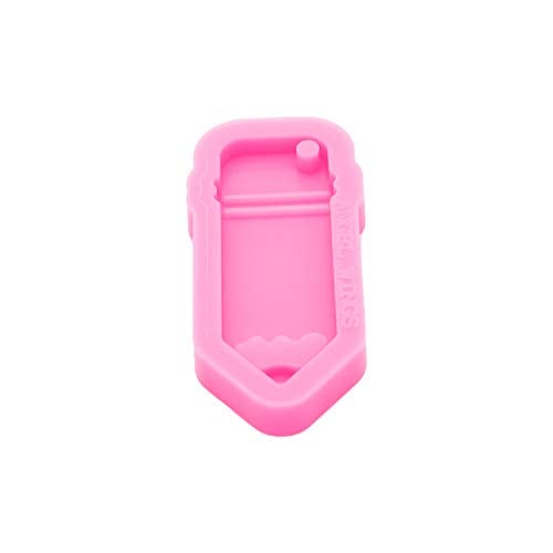 Angel Wings Shiny Glossy Pencil Shape Silicone Molds Making Keychain Polymer Clay Mold Necklace Epoxy Resin Jewellery Silicone Mold Resin Crafting Molds for Keychains Mold - Image 3