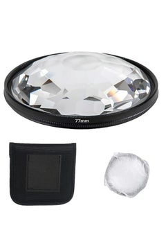 Generic 77mm Camera Lens Filter, Crystal Clear 77mm Glass Prism Camera Lens Filter - Capture Stunning Images with Variable Subjects - Essential SLR Photography Accessory (Kaleidoscope)  - Image 4