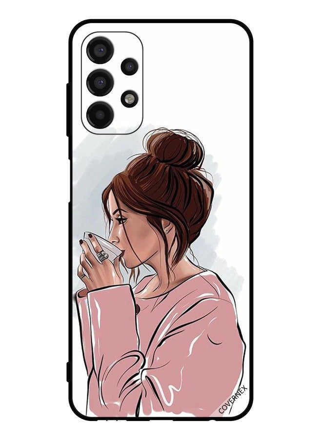 Covernex Protective Case Cover For Samsung Galaxy A13 Drinking Tea - Image 1