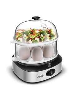 WIPRO Wipro Vesta 360 Watt 4 in 1 Multicooker Egg Boiler|Concurrent Cooking|Boils up to 14 Eggs at a time |Steam Rice, Poach Eggs, Cook Vegetable & Boil Egg|3 Boiling Modes|2 Year Product Warranty  - Image 1