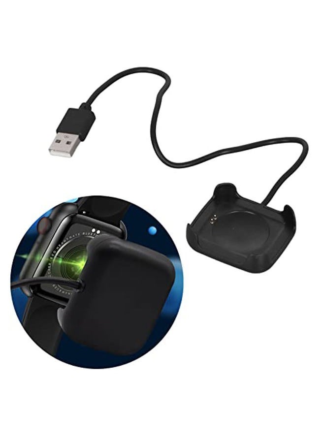 Zunate شاحن ساعة ذكية، كابل شحن ساعة، شاحن لساعة رياضية ملونة، كابل شحن USB محمول متوافق مع Hw22 HW19 - Image 2