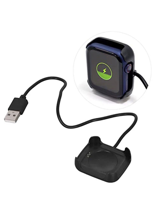 Zunate شاحن ساعة ذكية، كابل شحن ساعة، شاحن لساعة رياضية ملونة، كابل شحن USB محمول متوافق مع Hw22 HW19 - Image 3