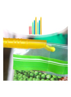 SYOSI Chip Clips Plastic Bag Sealer Sticks, Colorful Food Sealing Clips Fresh-Keeping Sealing Rod for Snack Food Storage, for Freezer Opened Snacks Bag Bread Bag (24 Pcs )(4 Sizes × 6 Pcs)  - Image 3