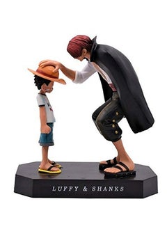Trunkin Trunkin Monkey D Luffy (Baby) & Shanks Iconic Famous Pose Action Figure | PVC Anime Figurine Collectible Model Toy - 18 Cm  - Image 1