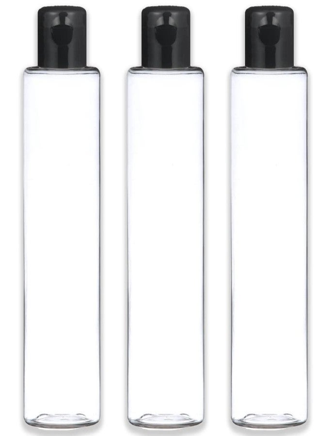Thinqkart Select 200ml Empty Clear Round Bottle with Black Flip Top Cap,Multipurpose Reusable Container for Hair Oils, Shampoo, Conditioner, Lotion, Medicated Oil and Sanitizer (PACK OF 5) - Image 5