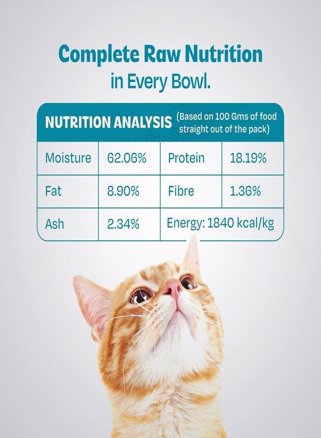 Right4Paws Raw Cat Wet Food - 85g x 3 | Complete Whole-Food Meal | Chicken, Buffalo & Egg | Grain-Free, No Preservatives | Probiotics | All Breeds & Ages (Pack of 3) - Image 2