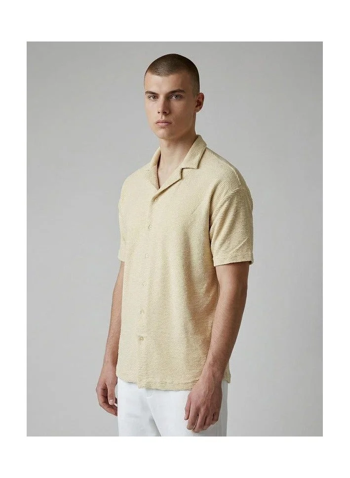 Marrakech Textured Stretch Relaxed Fit Casual Shirt