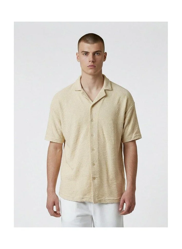 Marrakech Textured Stretch Relaxed Fit Casual Shirt