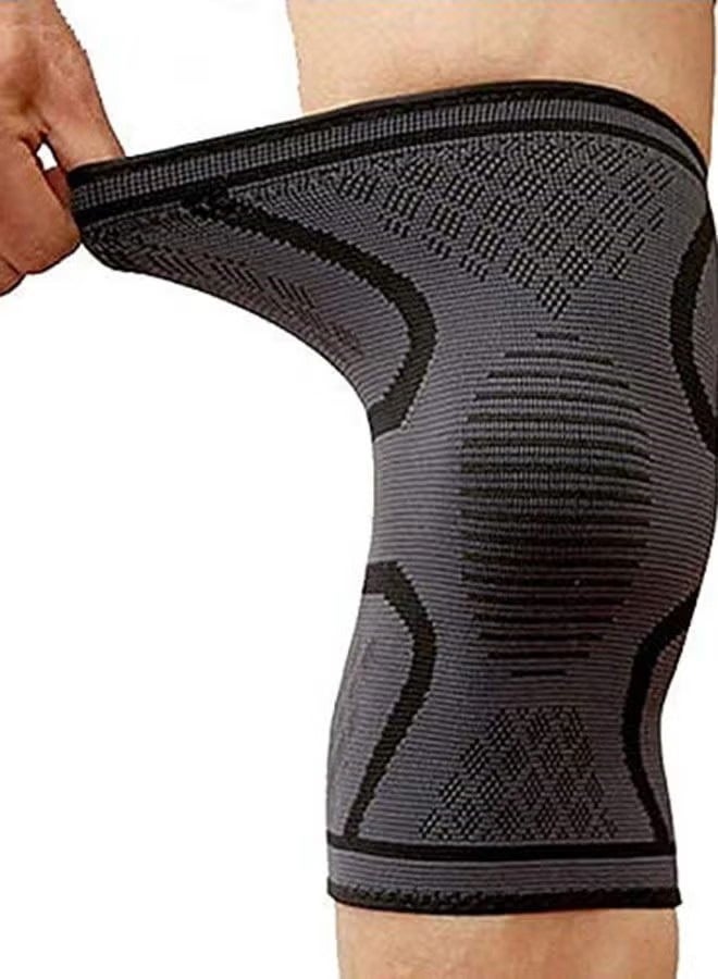 قطعتان من وسادات الركبة المرنة ودعامة الركبة وكم ضغط الركبة - Image 2