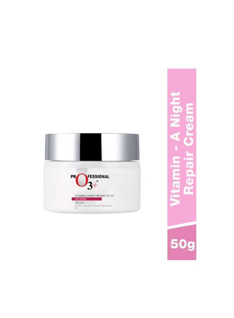 O3+ Dermal Zone Vitamin-A Night Repair Cream 50g - Image 1