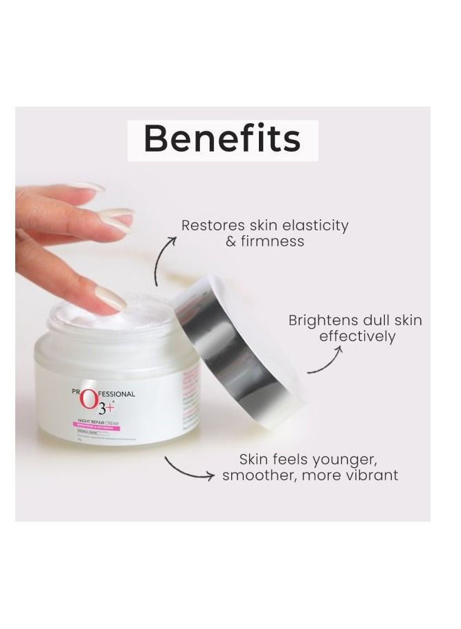 O3+ Dermal Zone Vitamin-A Night Repair Cream 50g - Image 3