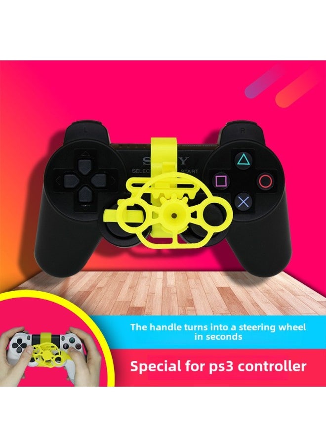 Generic Product Pc Computer Racing Game Handle Steering Wheel Simulation Driver PS3 Oka Horizon-Product Color:Bright Green  - Image 2