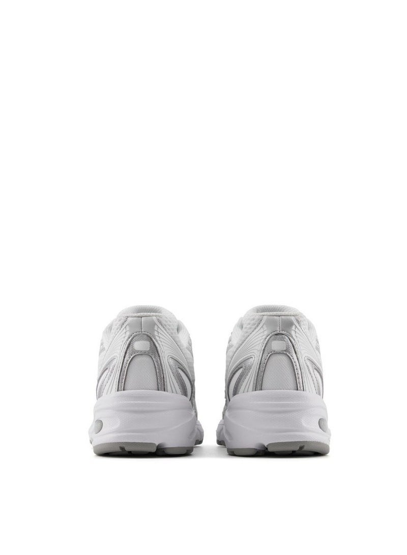 Sneakers White/Silver For Men/Women/Students - Image 2