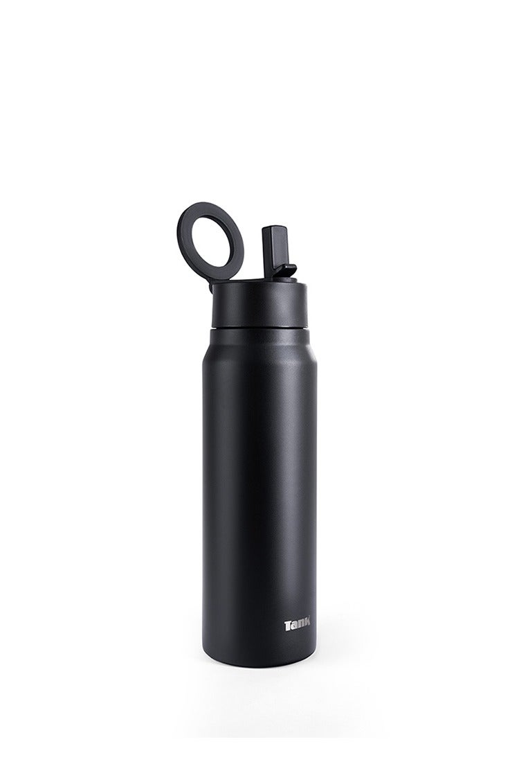 Tank Magnet, 1000ml, Black, Stainless Steel Bottle, insulated, Leakproof - Image 2