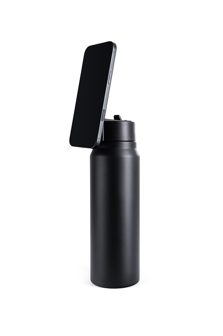 Tank Magnet, 1000ml, Black, Stainless Steel Bottle, insulated, Leakproof - Image 3