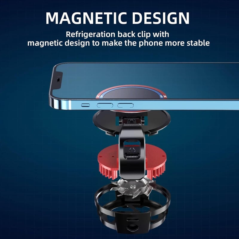 Excefore Mobile Phone Cooler Compatible with Magsafe, Game Cooler Fan for PUBG, Designed for iPhone 12/13 Series for Games, Live Streaming&Vlog for 4-6.7 inches iOS/Android Semiconductor Heatsink Without Noise - Image 2