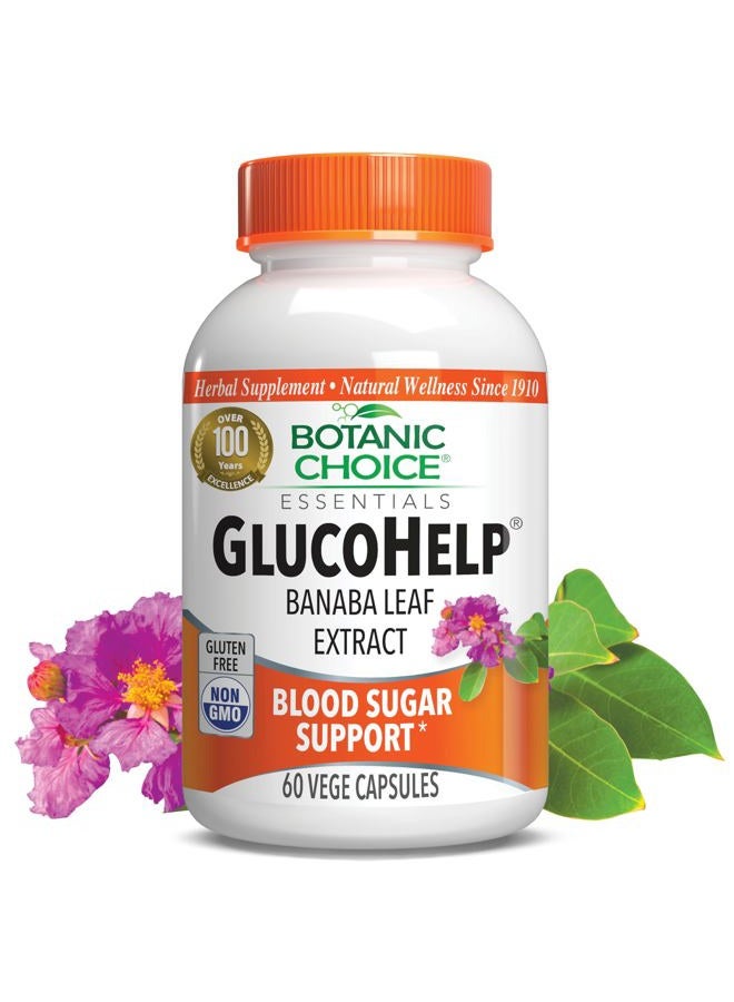 GlucoHelp (Banaba Extract),60 Capsules - Image 1