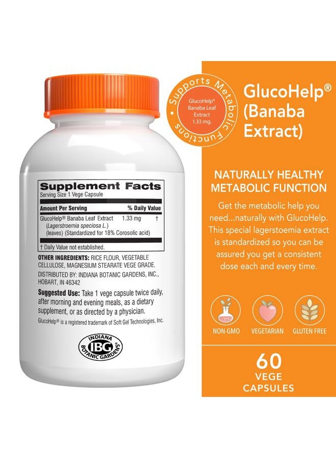 GlucoHelp (Banaba Extract),60 Capsules - Image 2