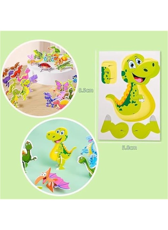 Ally Pocket Educational 3D Puzzle for Kids, Children's Animal Cartoon Puzzle Toys - Image 4