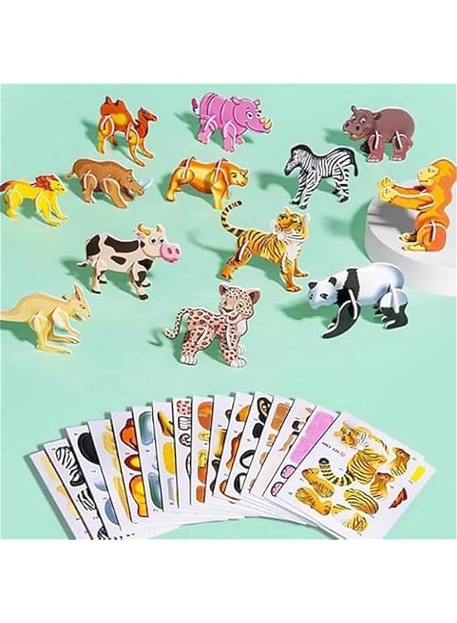 Ally Pocket Educational 3D Puzzle for Kids, Children's Animal Cartoon Puzzle Toys - Image 2