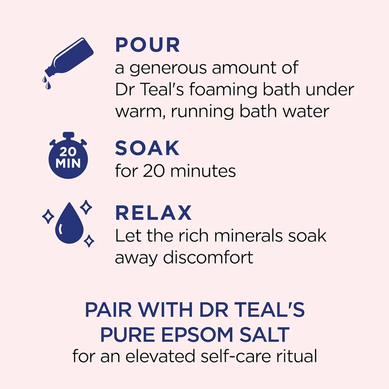 Dr Teal's Dr Teal's Foaming Bath - Pink Himalayan 1000ml 1000ml