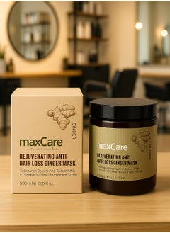 Maxcare Maxcare Rejuvenating Anti Hair Loss Ginger Hair Mask – 500ml Deep Repair Treatment  - Image 4