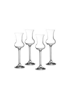 Crystalex Crystalex Liqueur Grappa Glass Specials 600ml, Crystalline (Pack of 4) 