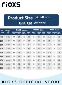 طقم بدلة رسمية للأولاد من 5 قطع مع ربطة عنق قميص وسترة مخططة وسراويل وحزام للحفلات وحفلات الزفاف والعروض والمناسبات الرسمية - pzsku/Z93D40017159E2CD98095Z/45/_/1709349188/958f894c-0fb8-4e75-9d93-1c3e863a416b