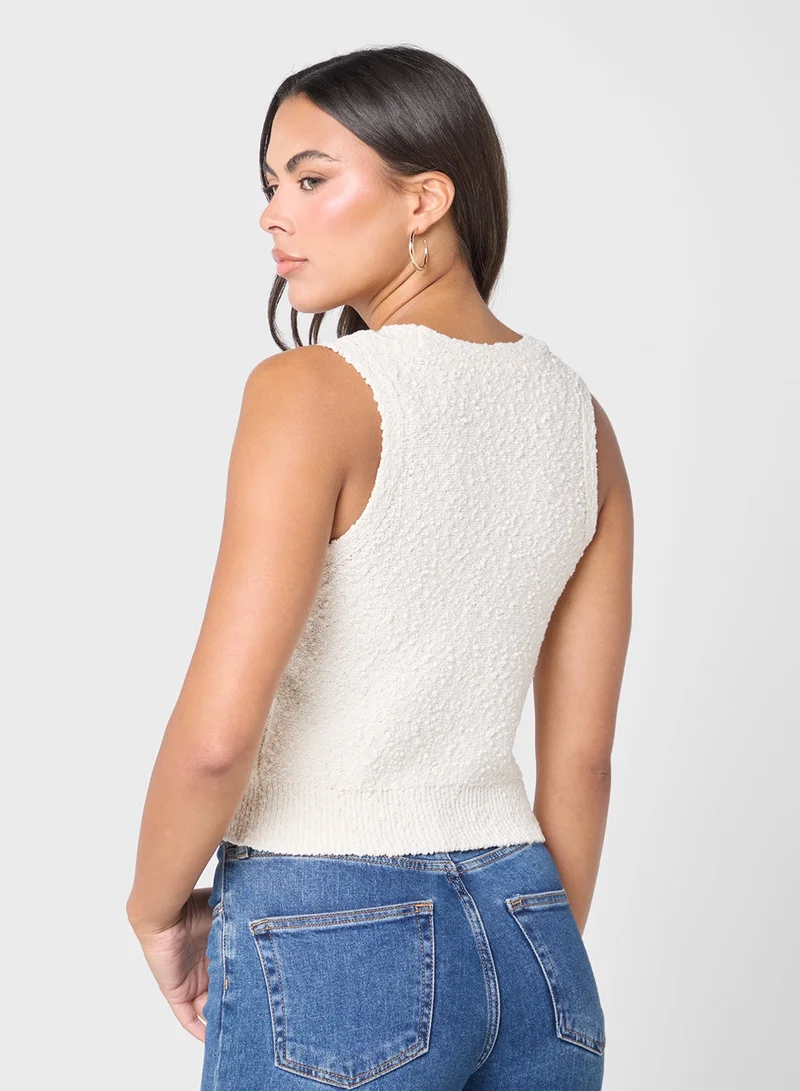 اونلي صدرية محبوكة ناعمة