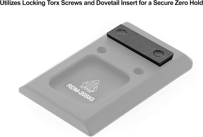 UTG Super Slim RDM20 Mount for Rear Sight Dovetail - Image 5
