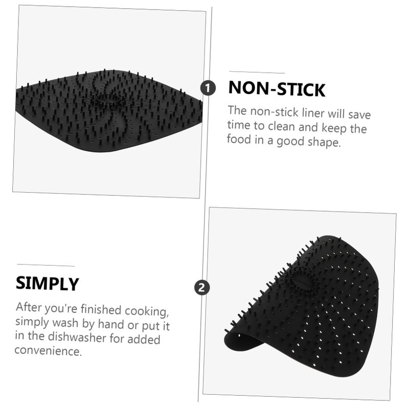 Reusable Silicone Air Fryer Liner Mat Easy Clean Crispy Cooking Baking Accessory - Image 3