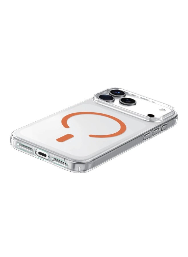 جرين ليون جراب ماج سيف لهاتف iPhone 17 Pro Coral Delgado رفيع للغاية وخفيف الوزن / غطاء خلفي مضاد للاصفرار / قبضة مريحة / مضاد للخدش / حماية محسنة / وضوح دائم - البرتقالي - Image 5