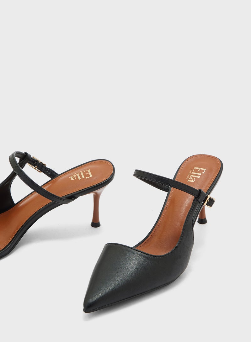 ELLA Color Block Pointy Pump - Image 4