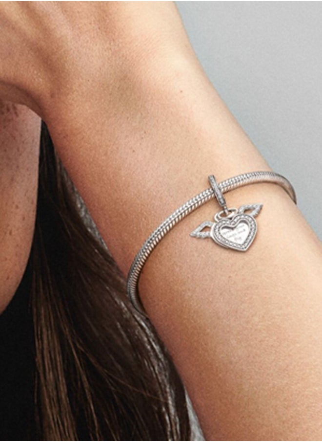PANDORA - Pandora Cubic Zirconia Women's 925 Silver Heart Pendant 798485C01 - Image 1