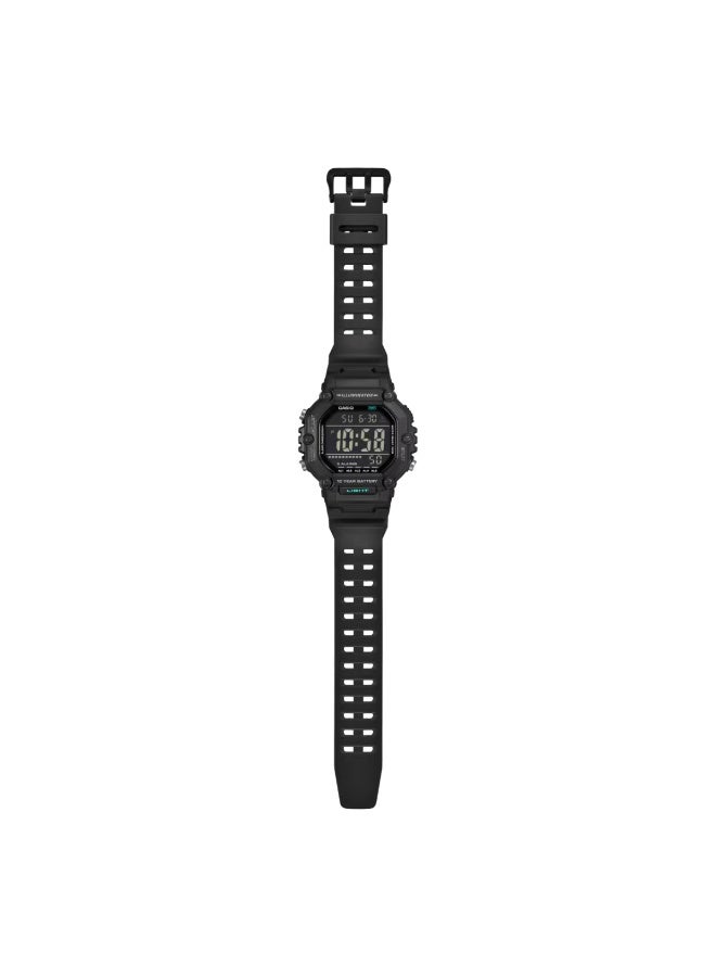 Casio AE-100HX-1BV Black Resin Digital Watch with LED Backlight - Image 2