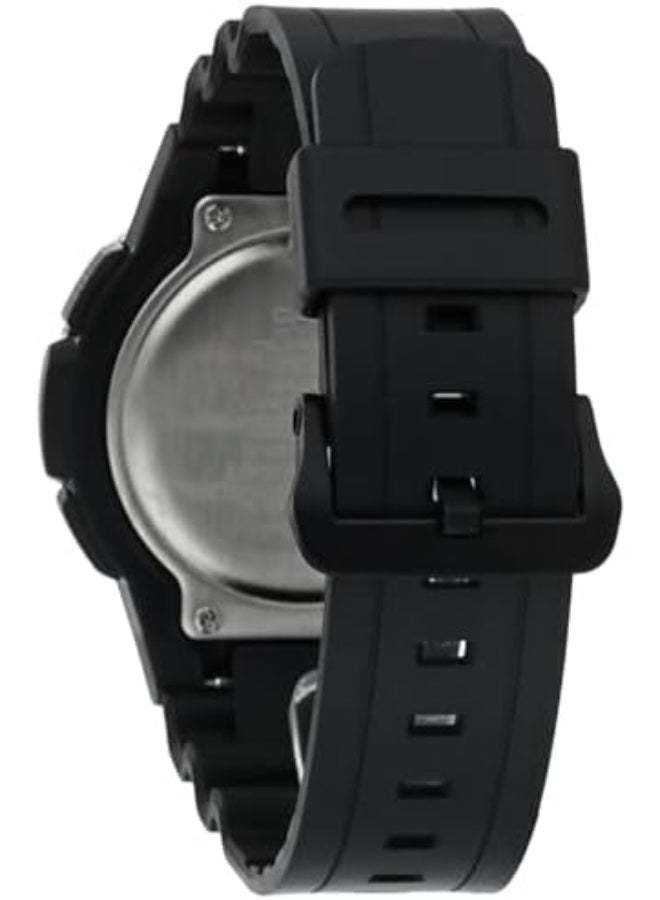 Casio AE-100HX-1BV Black Resin Digital Watch with LED Backlight - Image 4