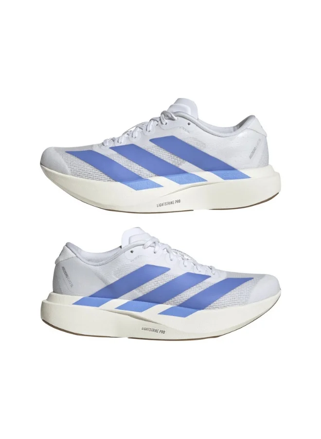 اديداس Adidas Adizero Evo Sl W White Running Shoes For Women 3.5