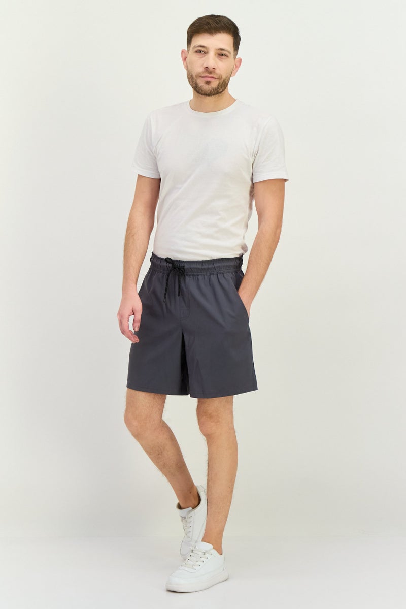 MOTION Men Sportswear Fit Training Shorts, Dark Grey - Image 4