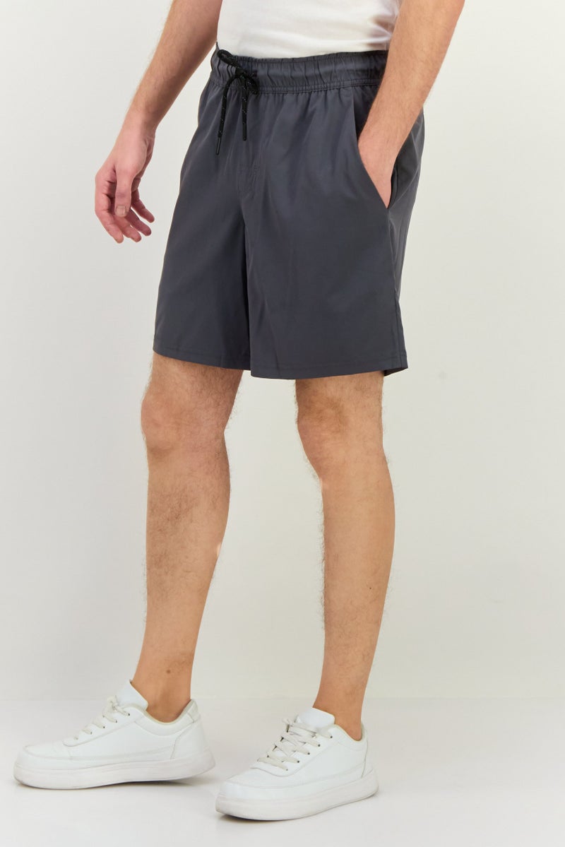 MOTION Men Sportswear Fit Training Shorts, Dark Grey - Image 2