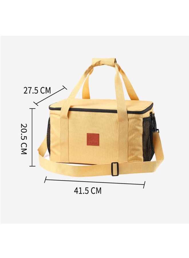 Jaugufiy Camping Cookware Storage Bag, Camping Cooking Utensils Organizer, Camping Storage Handbag, Barbecue Tool Storage Bag, Cookware Utensils Kit Travel Hanging Bag Outdoor Equipment Carry Bag - Image 2