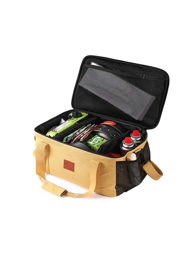 Jaugufiy Camping Cookware Storage Bag, Camping Cooking Utensils Organizer, Camping Storage Handbag, Barbecue Tool Storage Bag, Cookware Utensils Kit Travel Hanging Bag Outdoor Equipment Carry Bag - Image 5