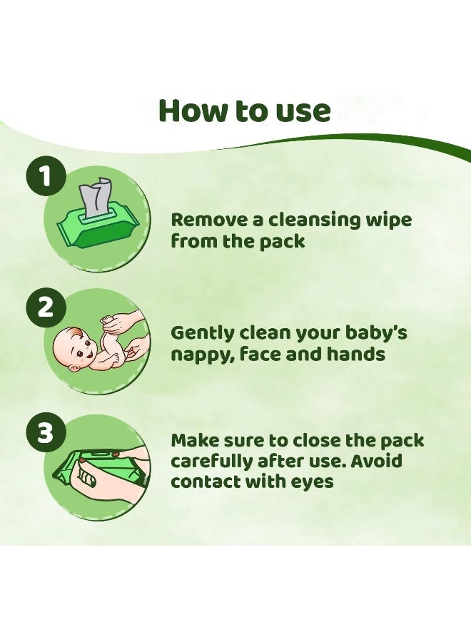 شيكو مناديل مبللة للأطفال للتنظيف الناعم من شيكو عبوة من 2، 72 ورقة في العبوة، أبيض - Image 5